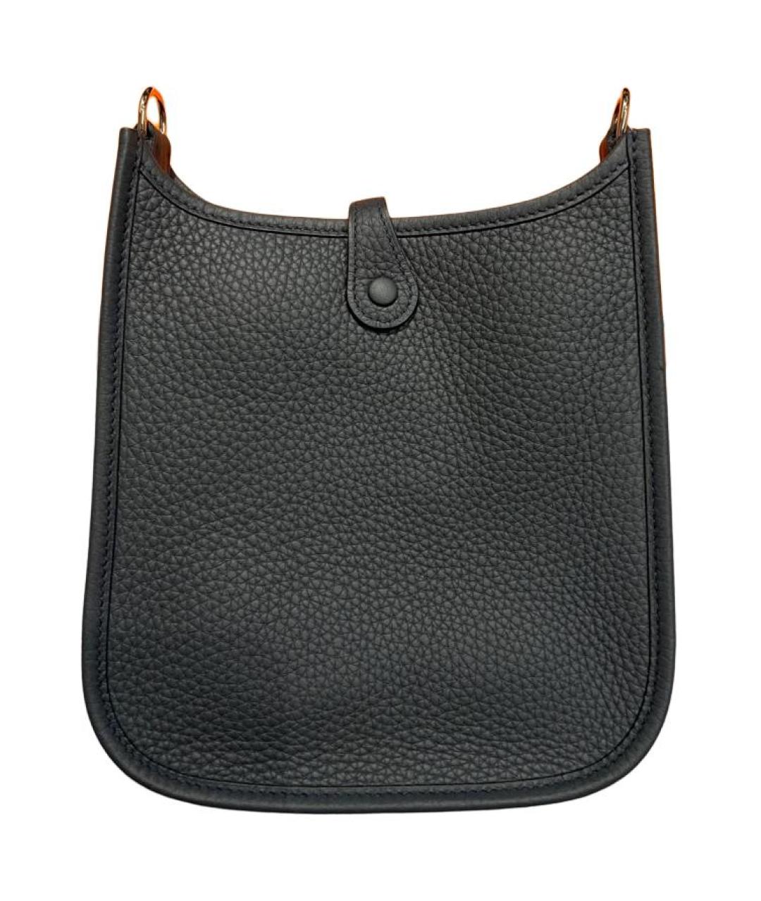 HERMES Серая кожаная сумка через плечо, фото 2