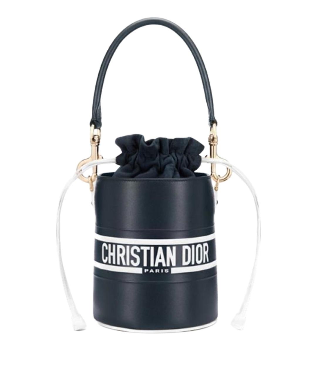 CHRISTIAN DIOR Темно-синяя сумка через плечо, фото 1