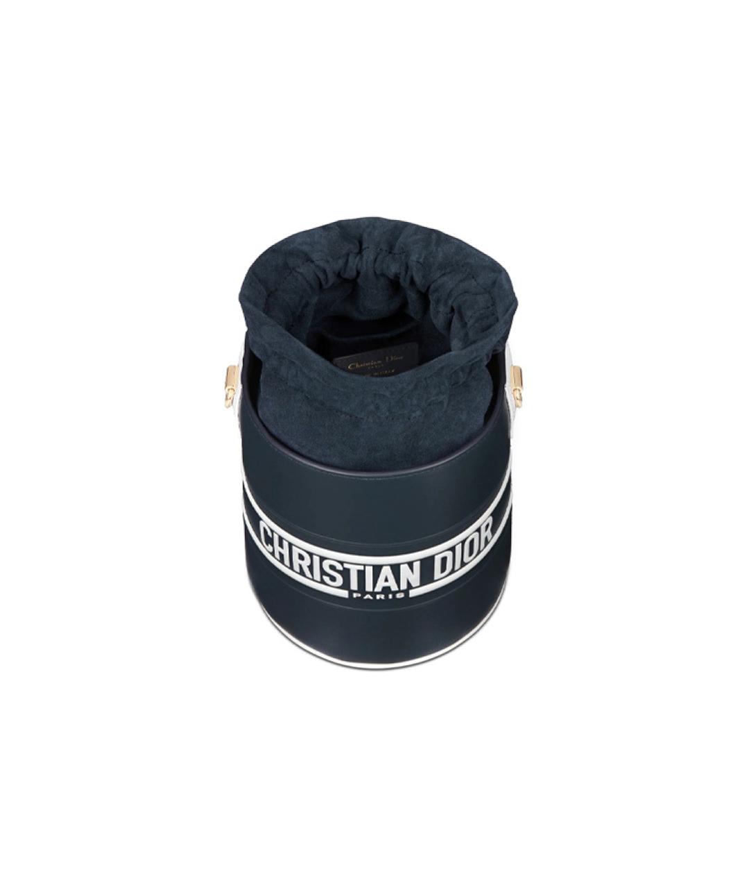 CHRISTIAN DIOR Темно-синяя сумка через плечо, фото 5