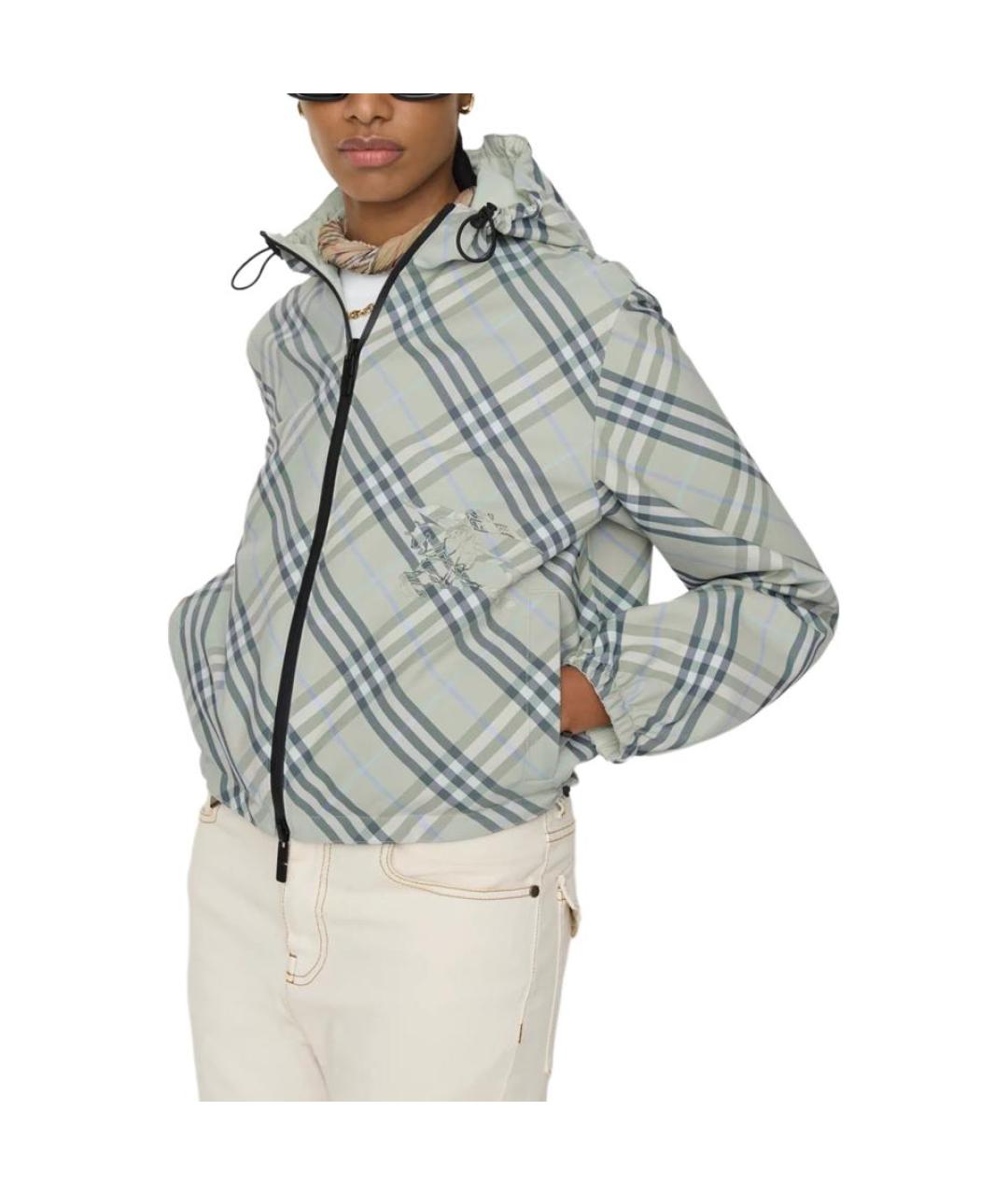 BURBERRY Салатовая куртка, фото 4