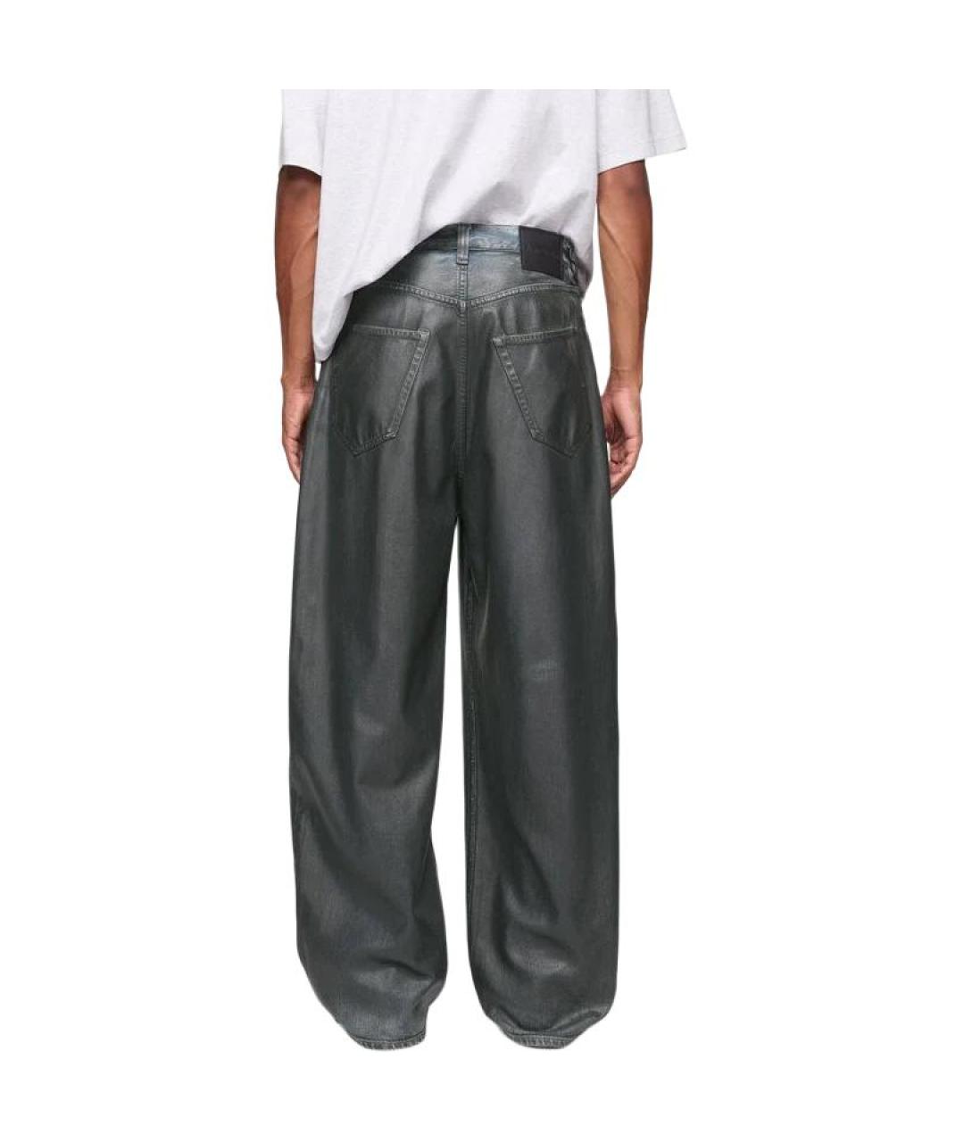 ACNE STUDIOS Серые прямые джинсы, фото 5