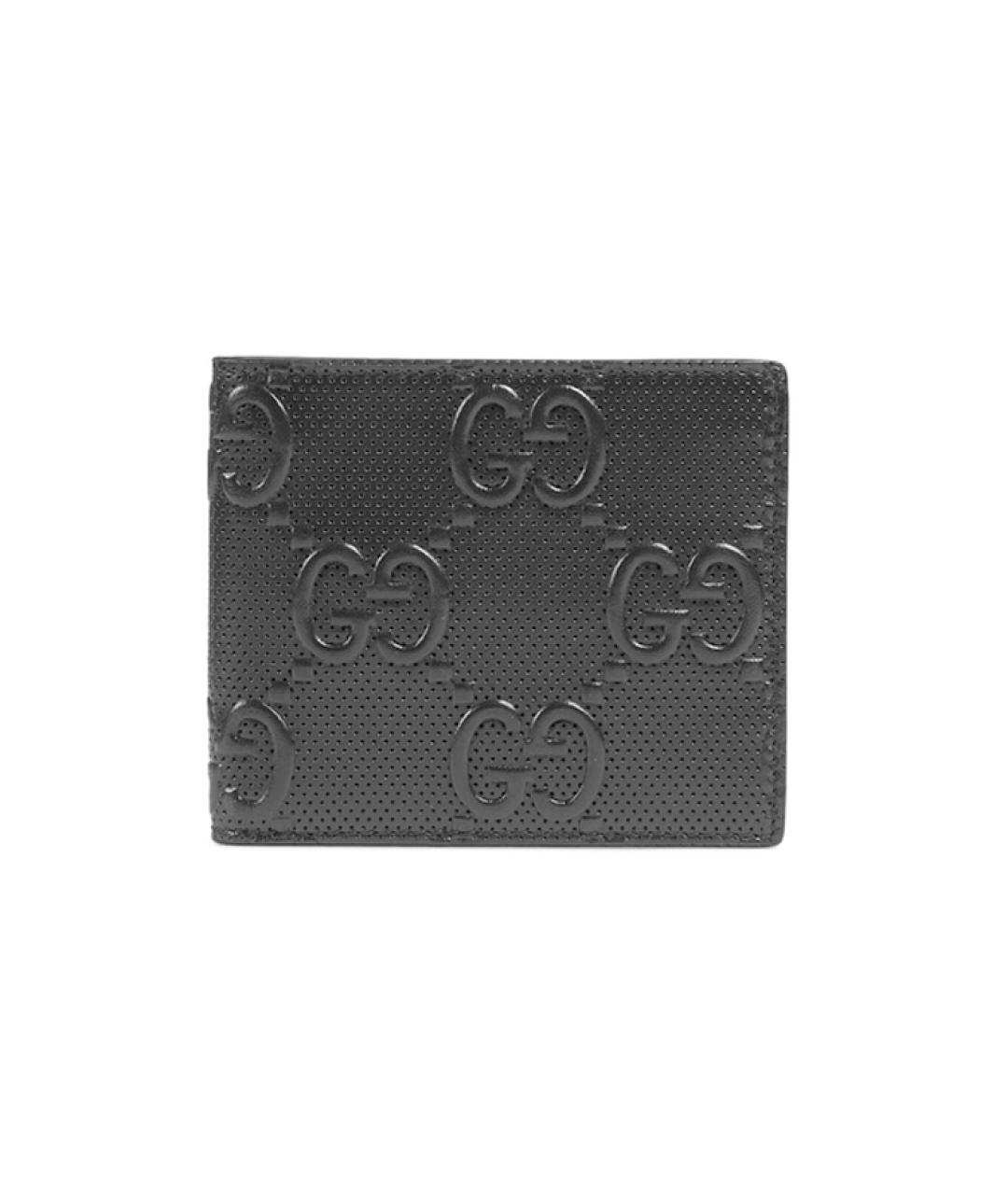GUCCI Черный кожаный кошелек, фото 6