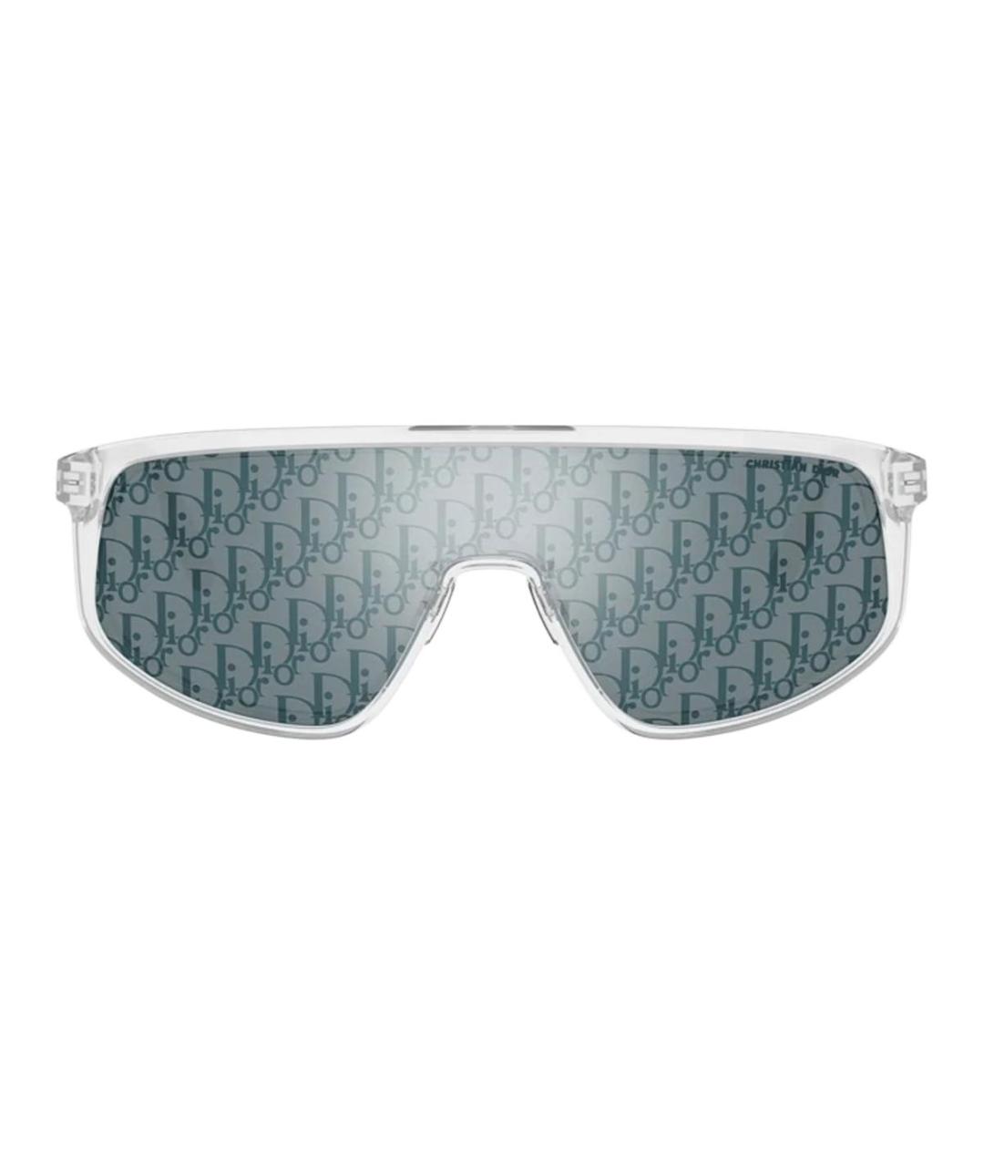 CHRISTIAN DIOR Белые пластиковые солнцезащитные очки, фото 2