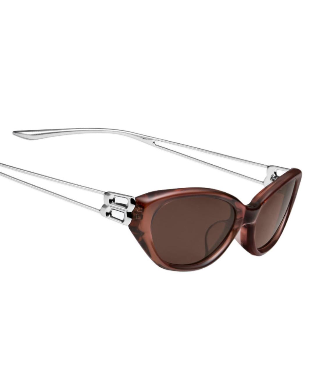 GENTLE MONSTER Коричневые пластиковые солнцезащитные очки, фото 4