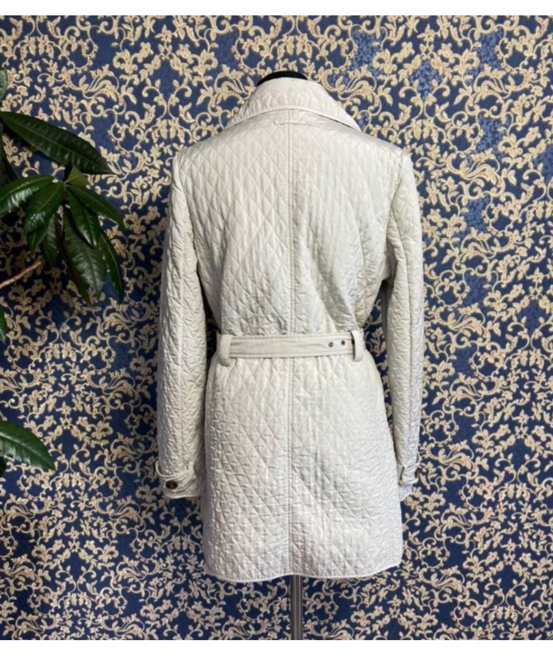 WEEKEND MAX MARA Серый хлопковый тренч/плащ, фото 2