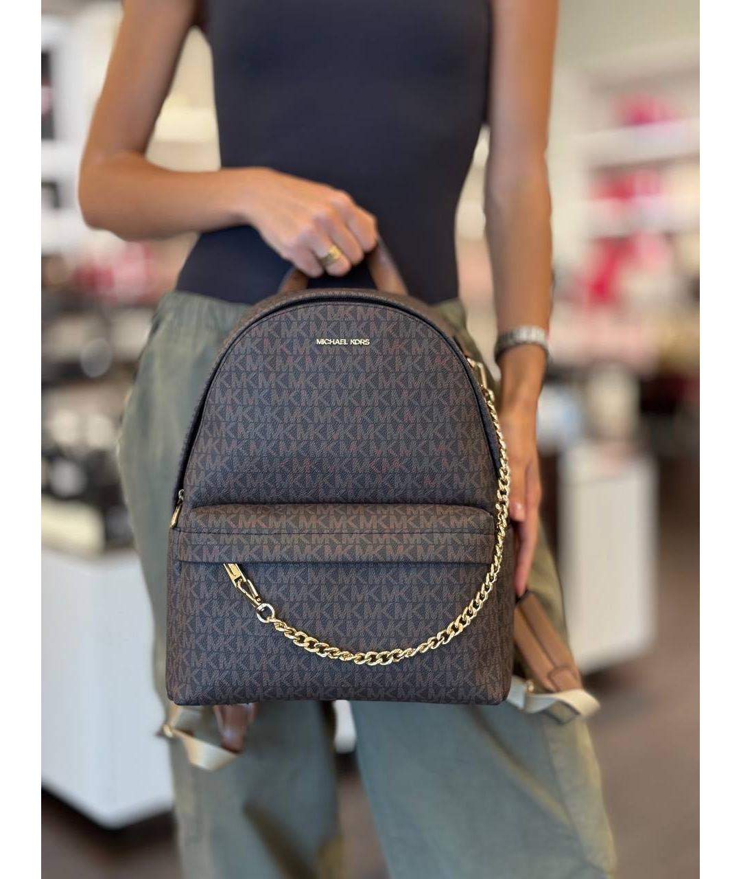 MICHAEL KORS Коричневый рюкзак, фото 6