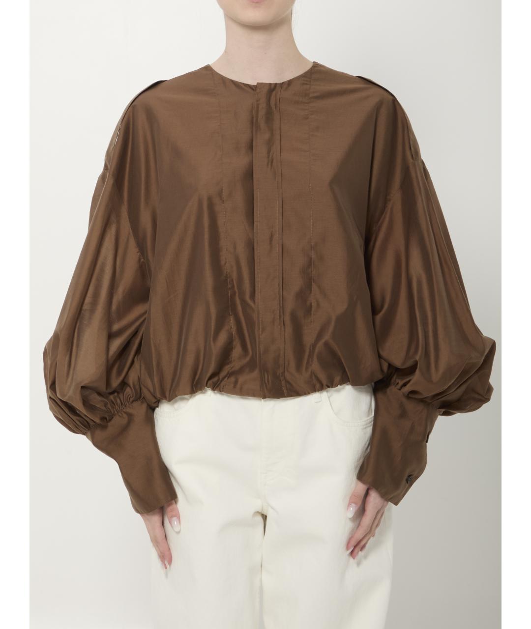THELATEST Коричневая блузы, фото 5