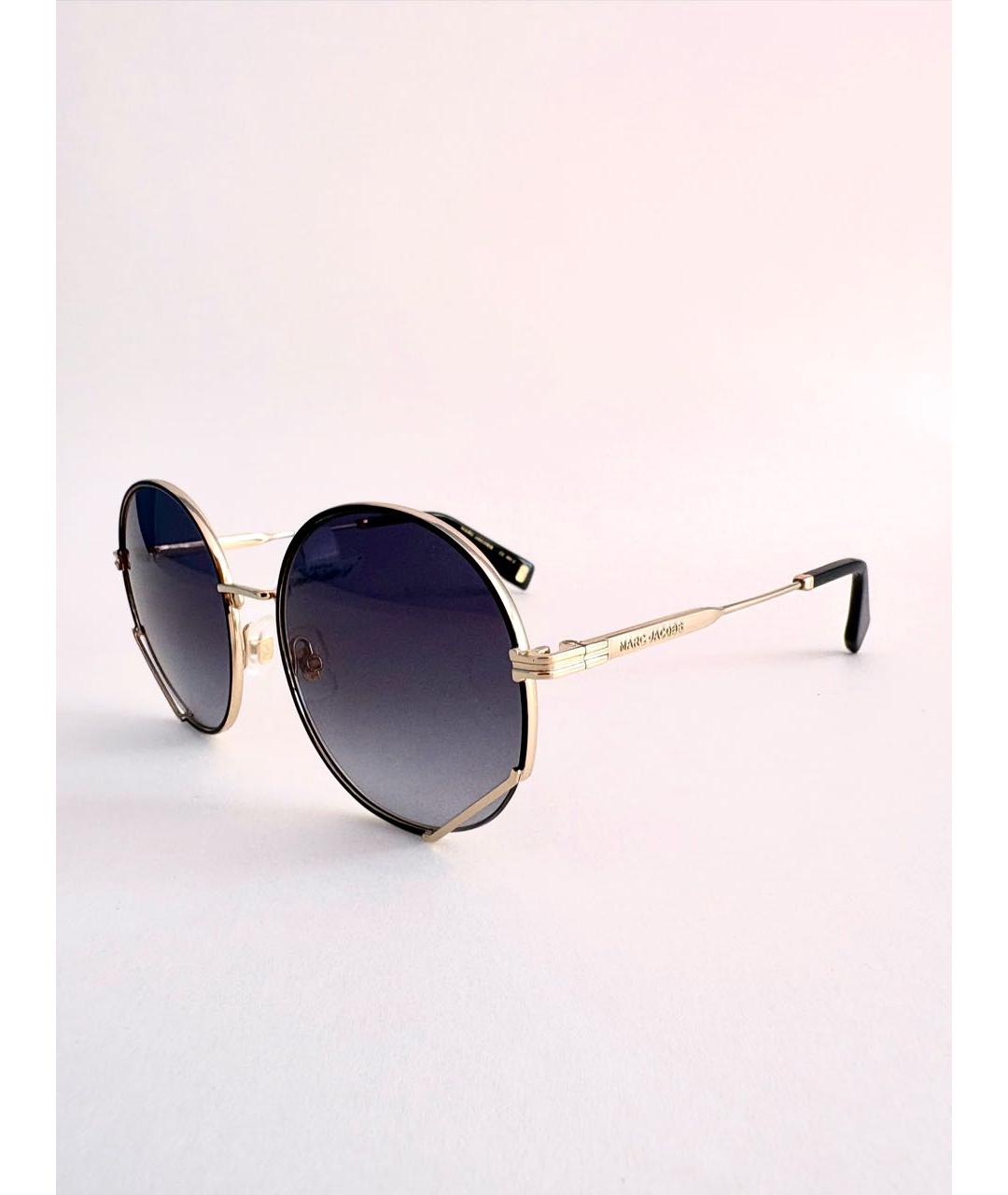 MARC JACOBS Черные металлические солнцезащитные очки, фото 4