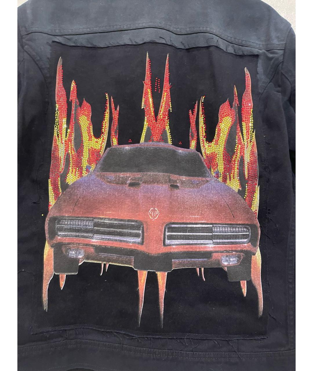 PHILIPP PLEIN Черная деним куртка, фото 5