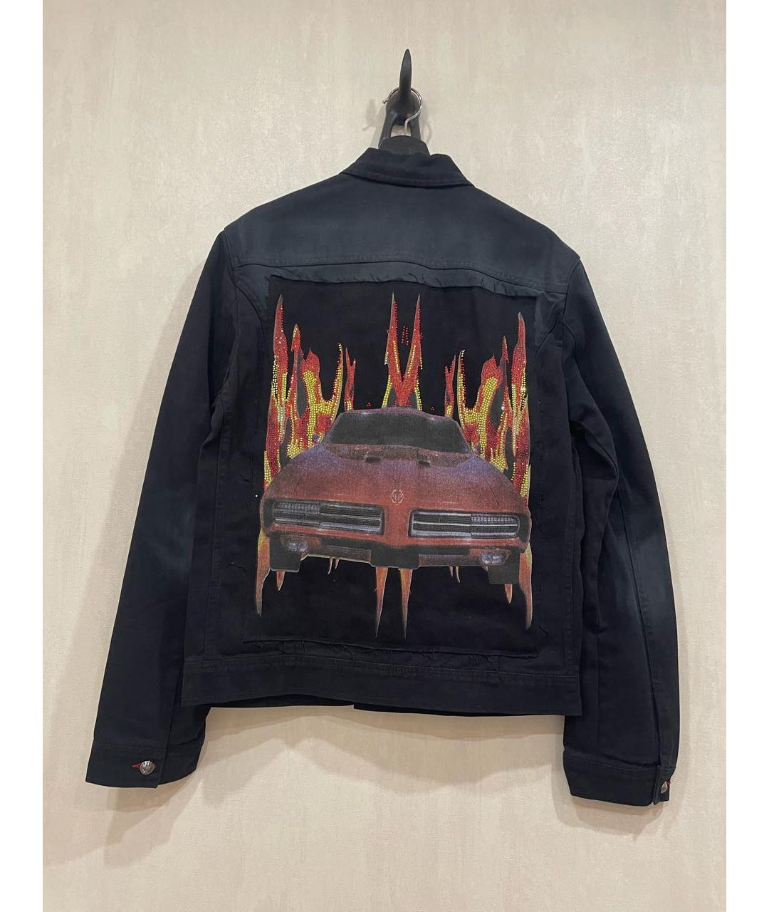 PHILIPP PLEIN Черная деним куртка, фото 2