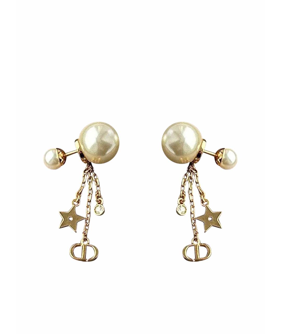 CHRISTIAN DIOR Золотые серьги, фото 1