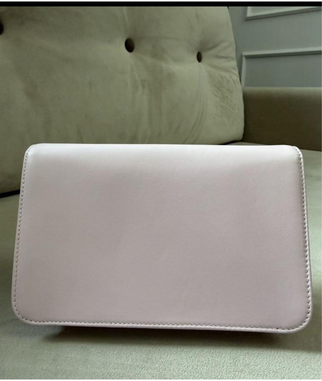 CHRISTIAN DIOR Розовая кожаная сумка через плечо, фото 6