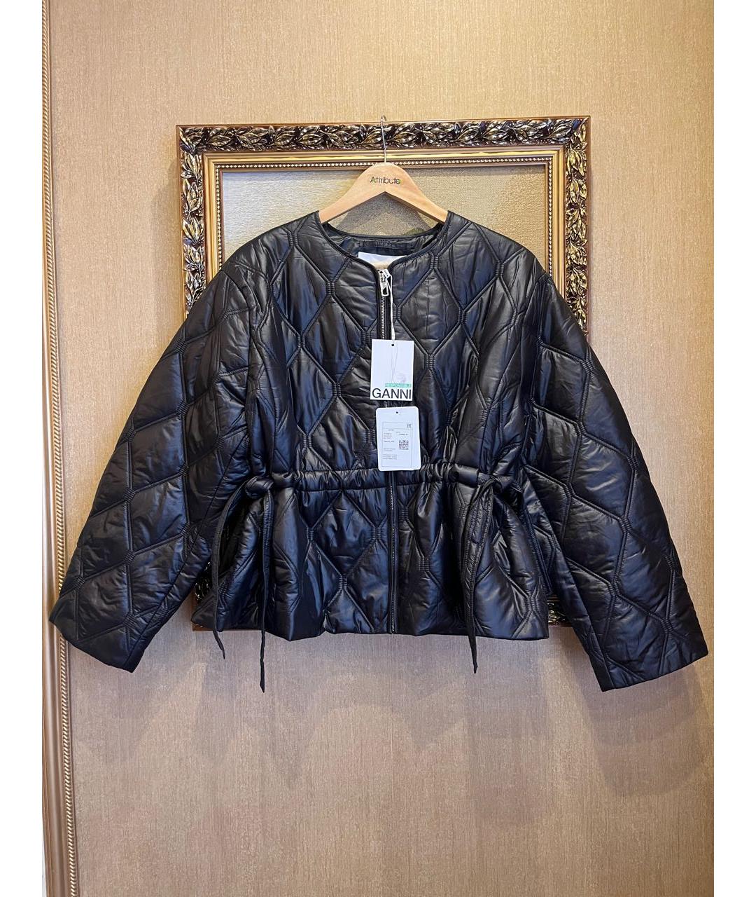 GANNI Черная куртка, фото 3