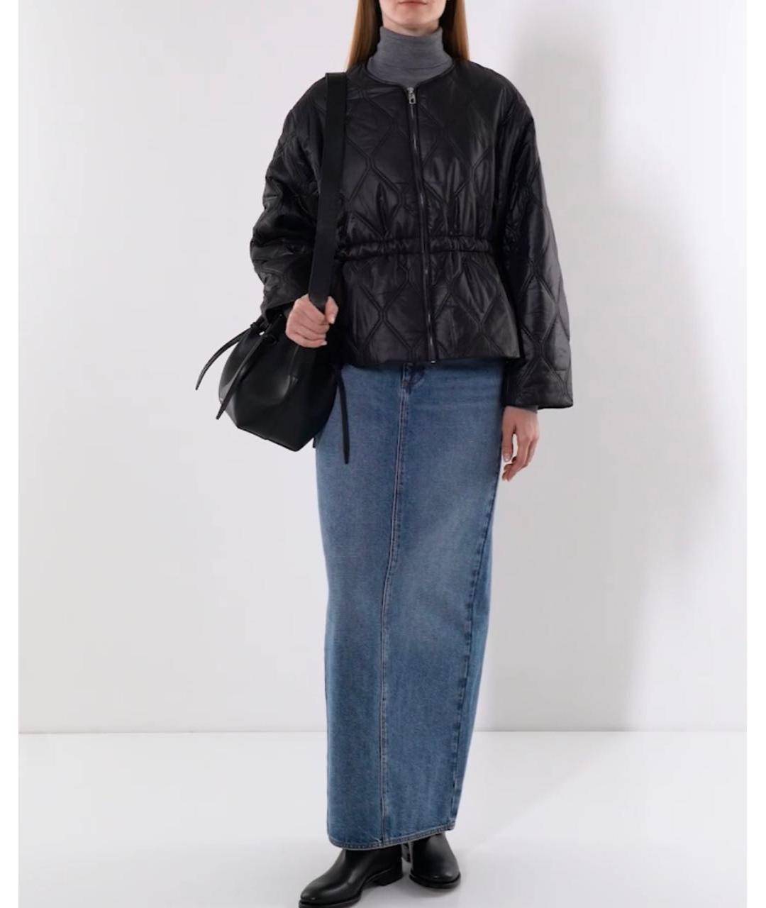 GANNI Черная куртка, фото 5