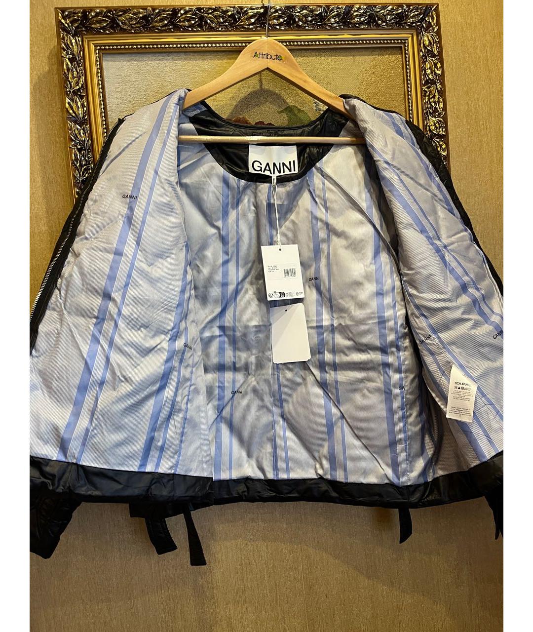 GANNI Черная куртка, фото 7