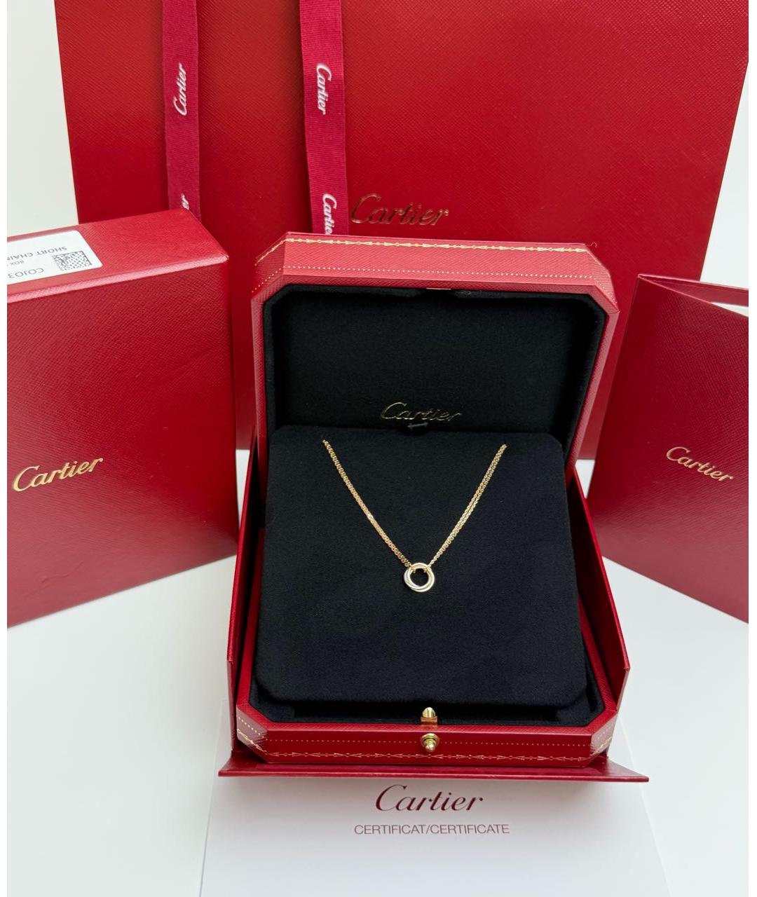 CARTIER Золотое колье из розового золота, фото 3