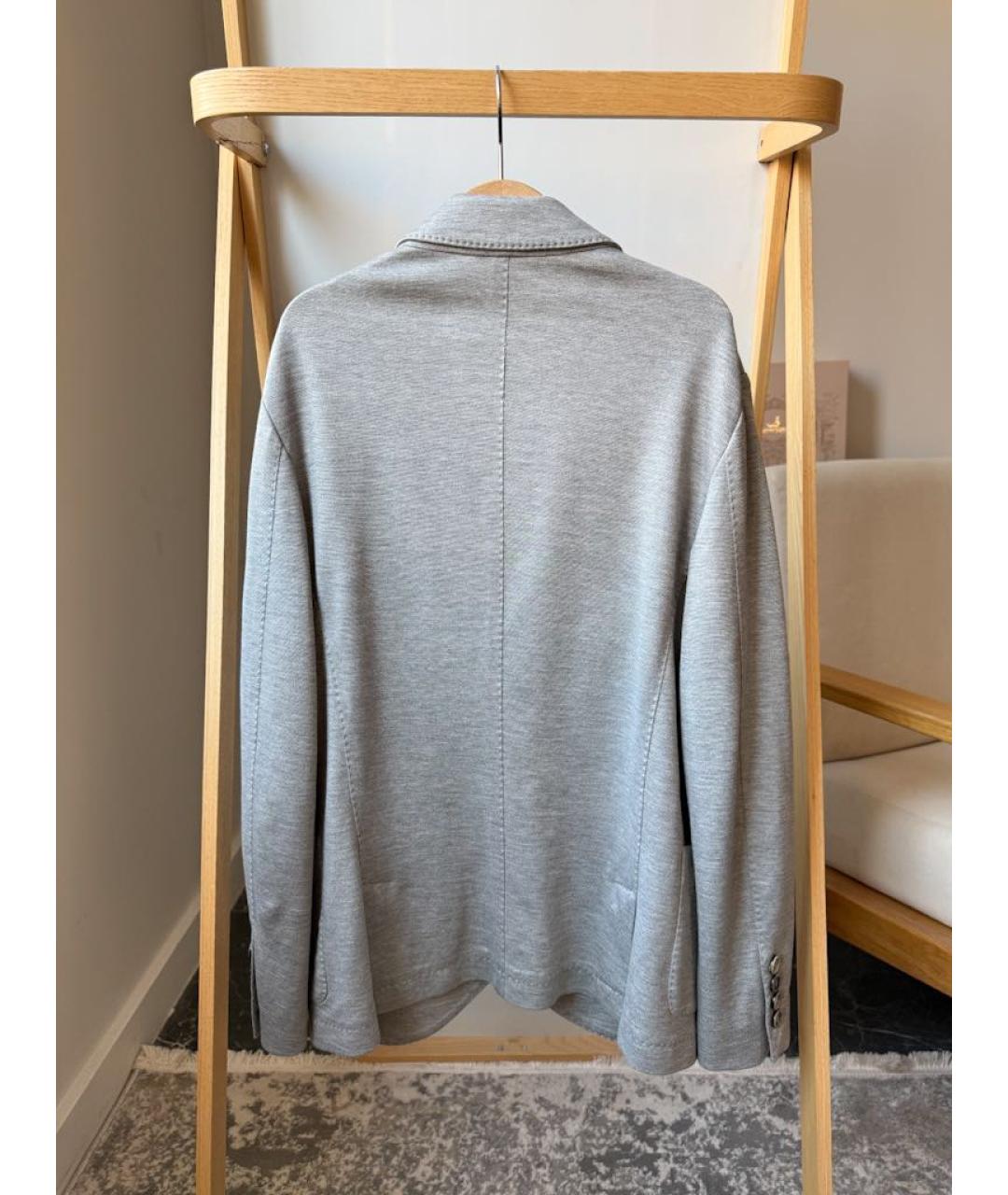 BRUNELLO CUCINELLI Серый жакет / жилет, фото 2