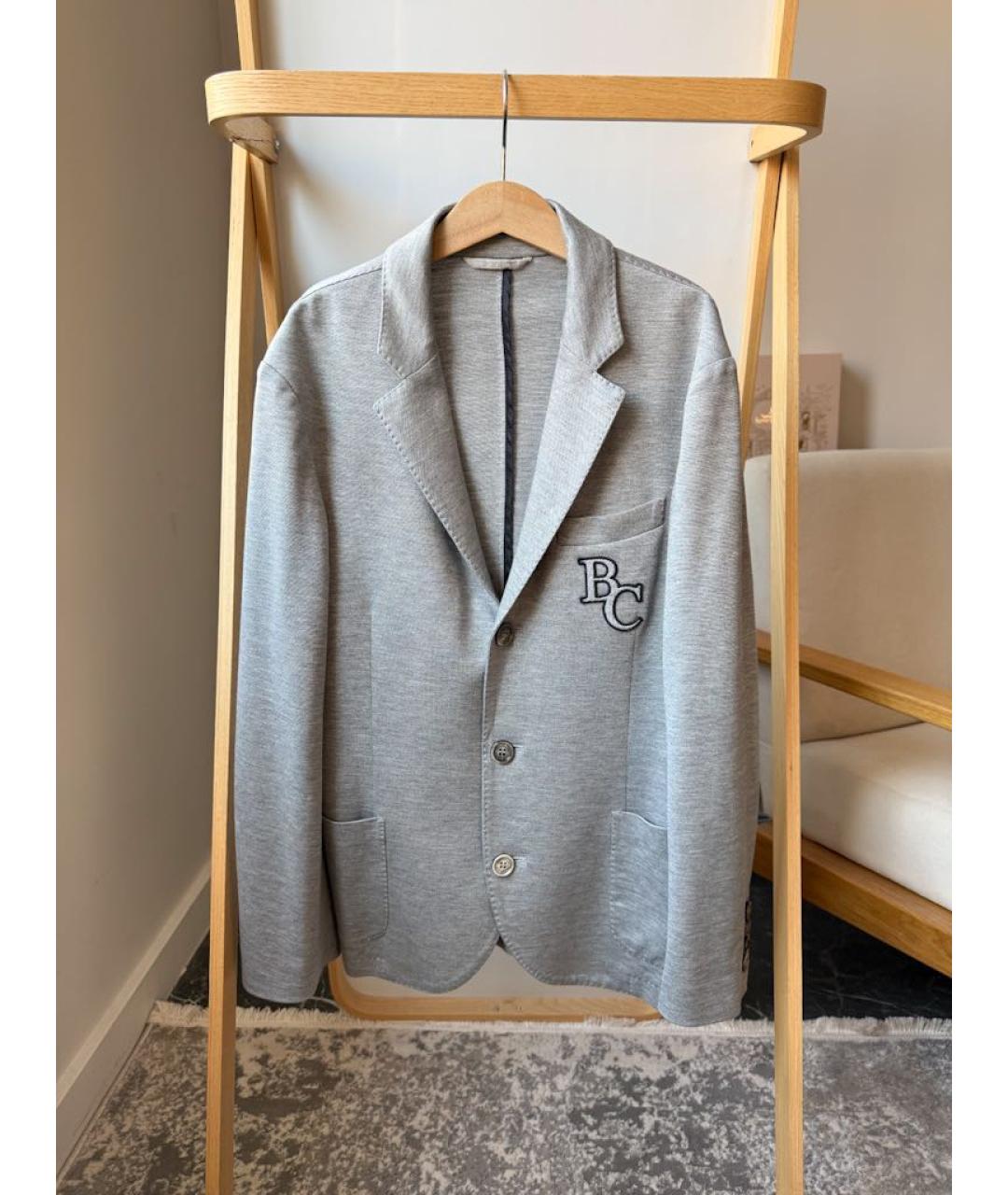 BRUNELLO CUCINELLI Серый жакет / жилет, фото 5