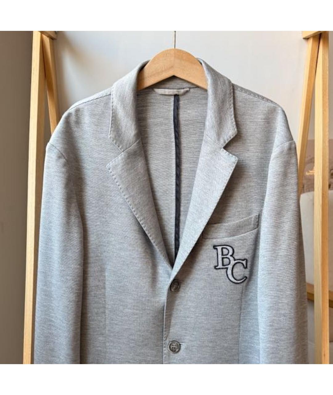 BRUNELLO CUCINELLI Серый жакет / жилет, фото 3