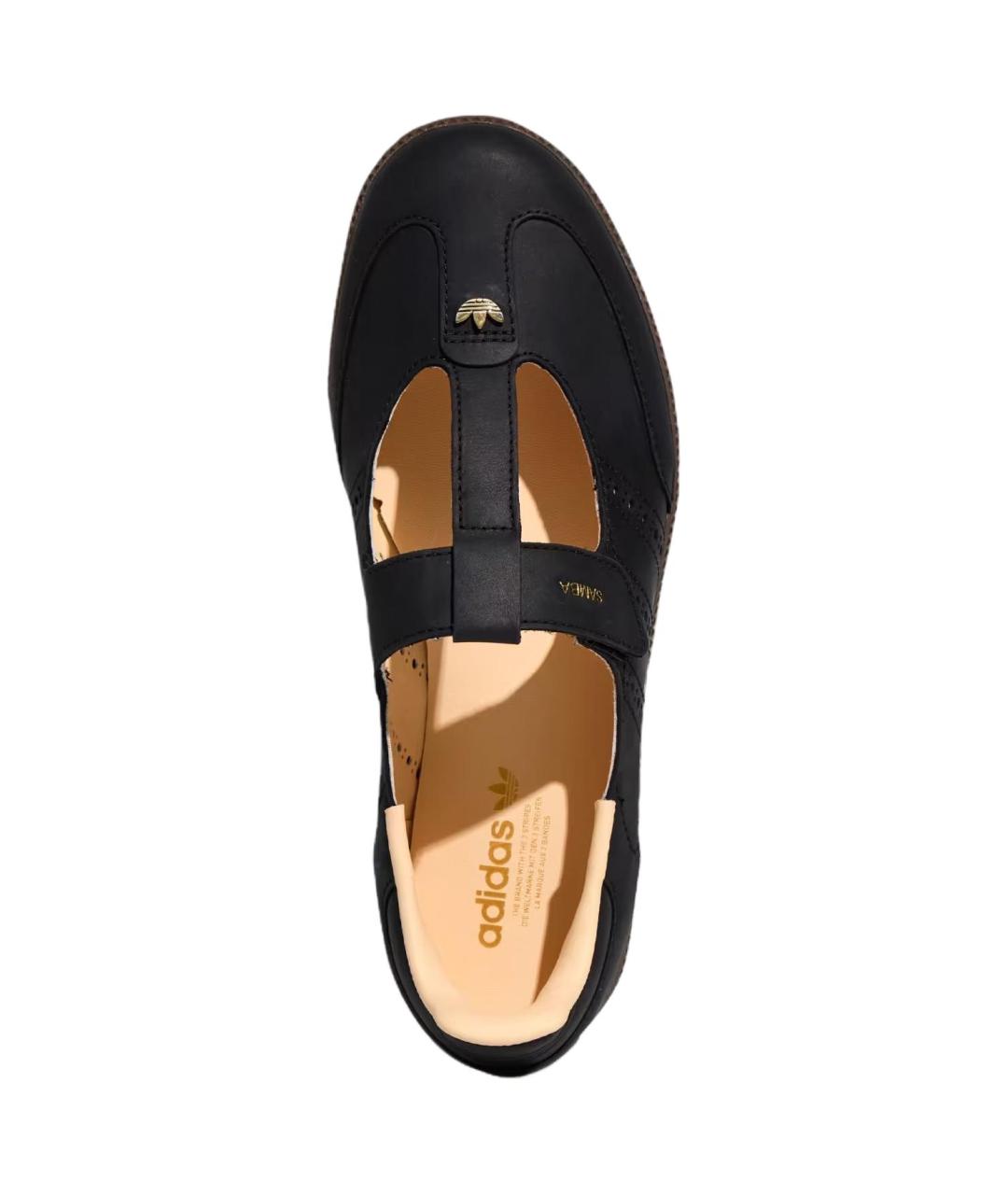 ADIDAS Черные кожаные туфли, фото 3