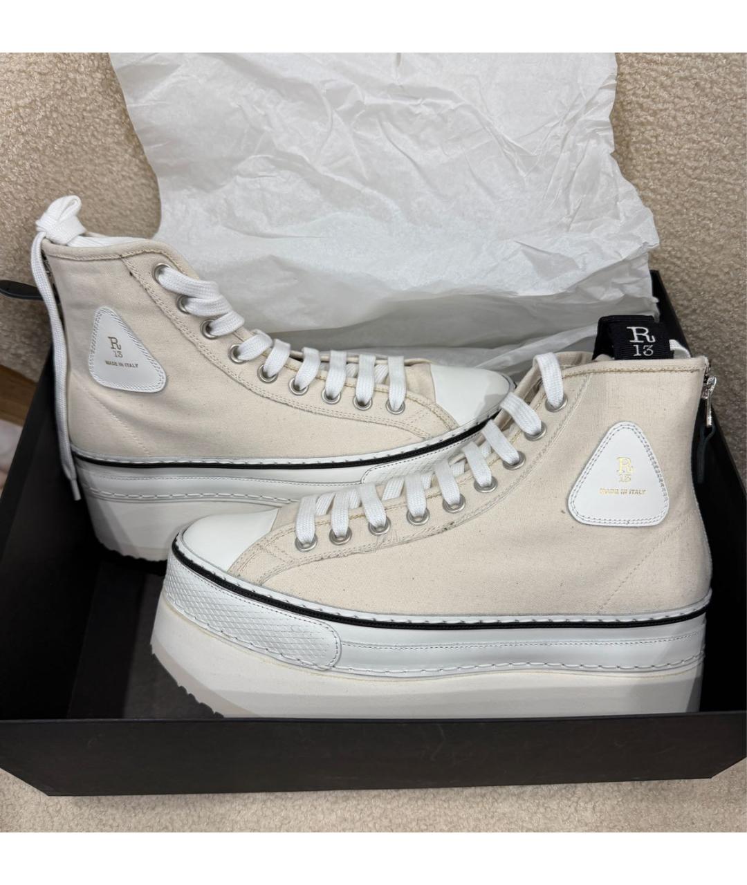 R13 Бежевые кеды, фото 6