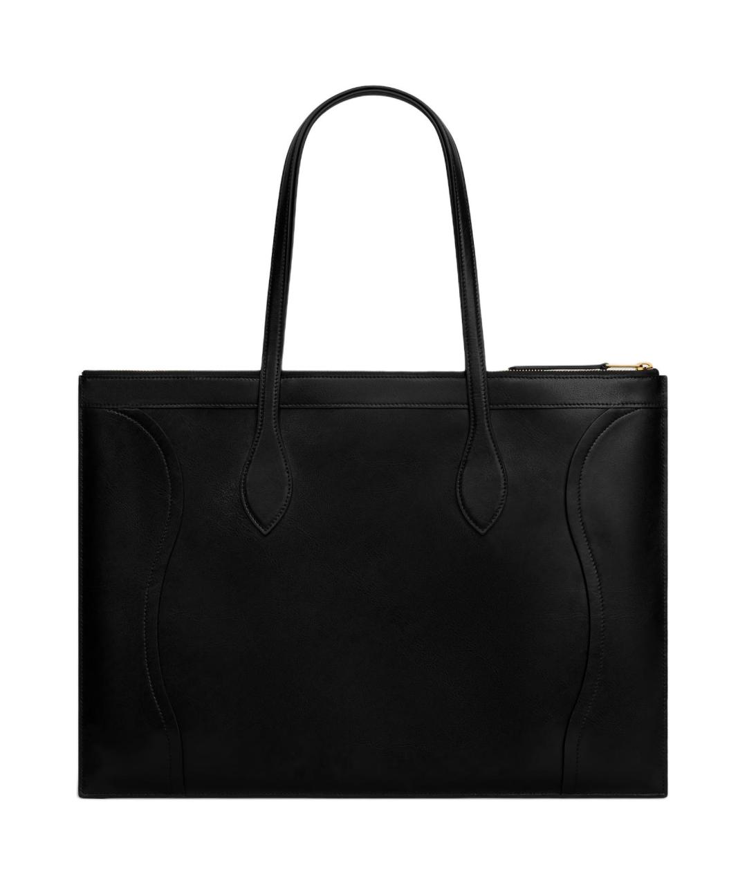 CELINE Черная кожаная сумка через плечо, фото 3