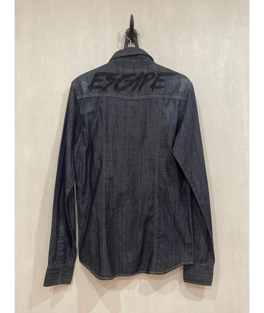 PHILIPP PLEIN Темно-синяя кэжуал рубашка, фото 2