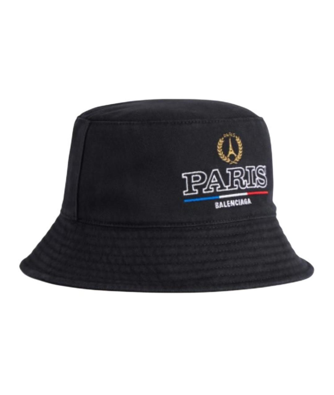 BALENCIAGA Черная хлопковая панама, фото 2