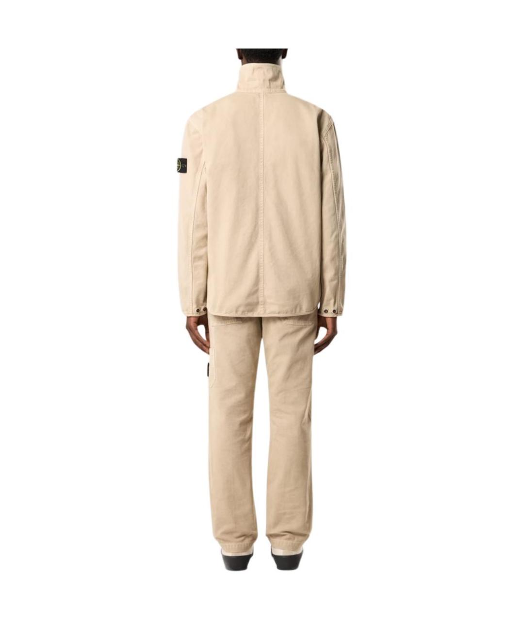 STONE ISLAND Бежевая куртка, фото 4