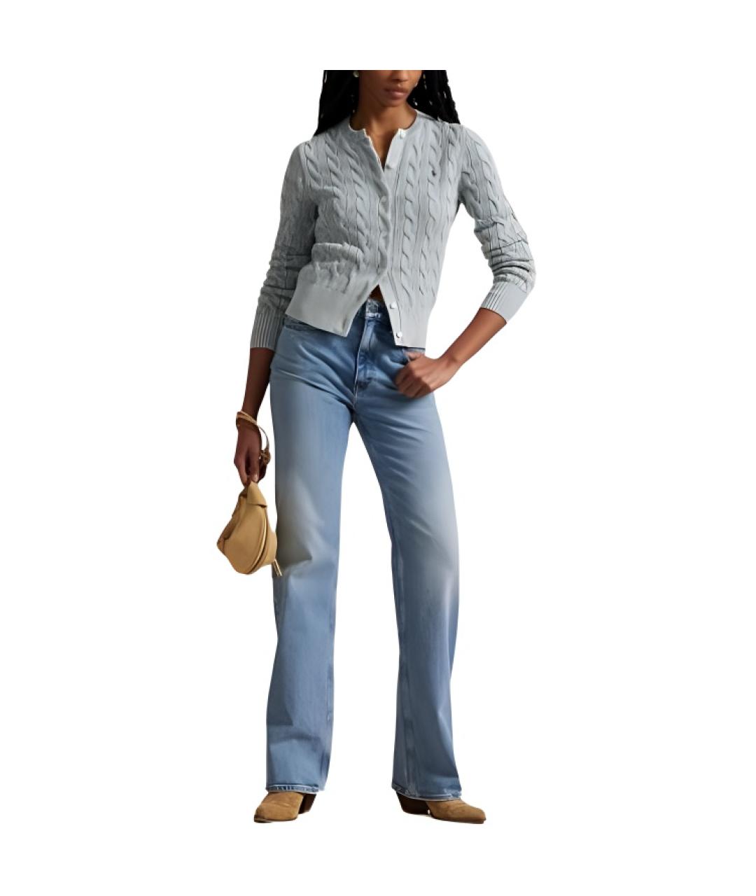 POLO RALPH LAUREN Голубой кардиган, фото 2