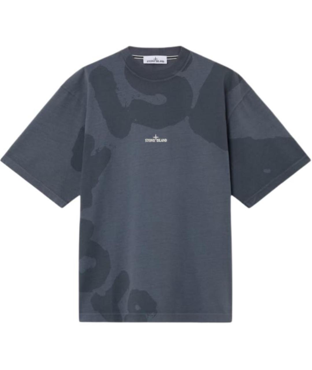 STONE ISLAND Синяя футболка, фото 1