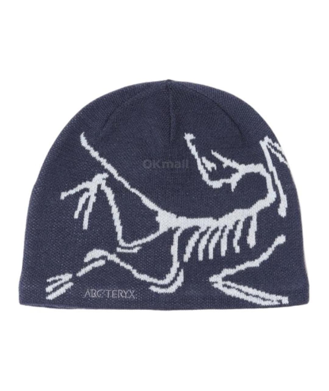 ARCTERYX Синяя шерстяная шапка, фото 1