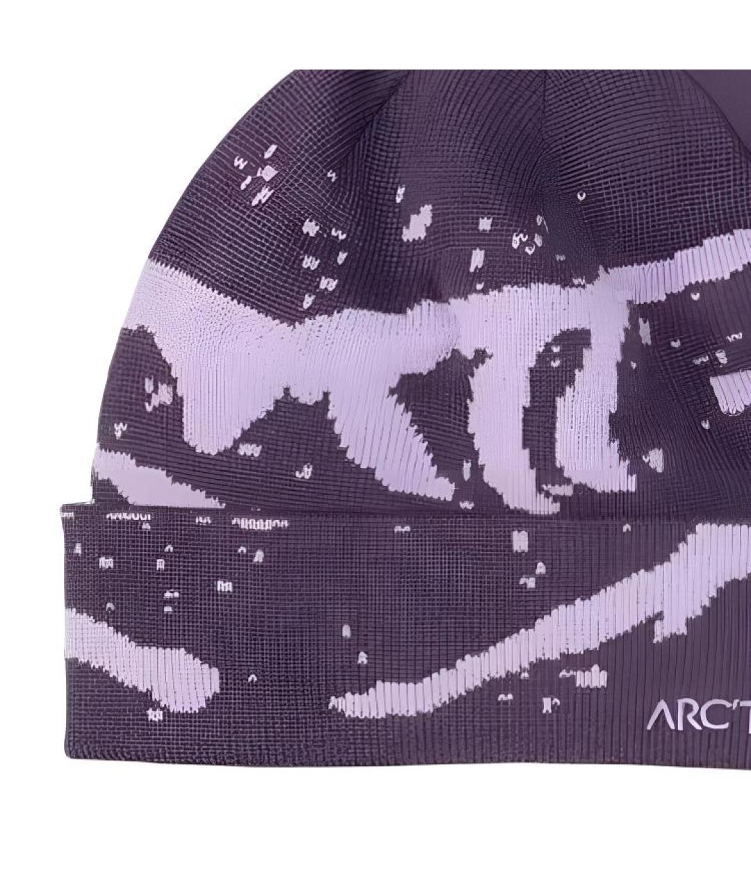 ARCTERYX Фиолетовая шапка, фото 2