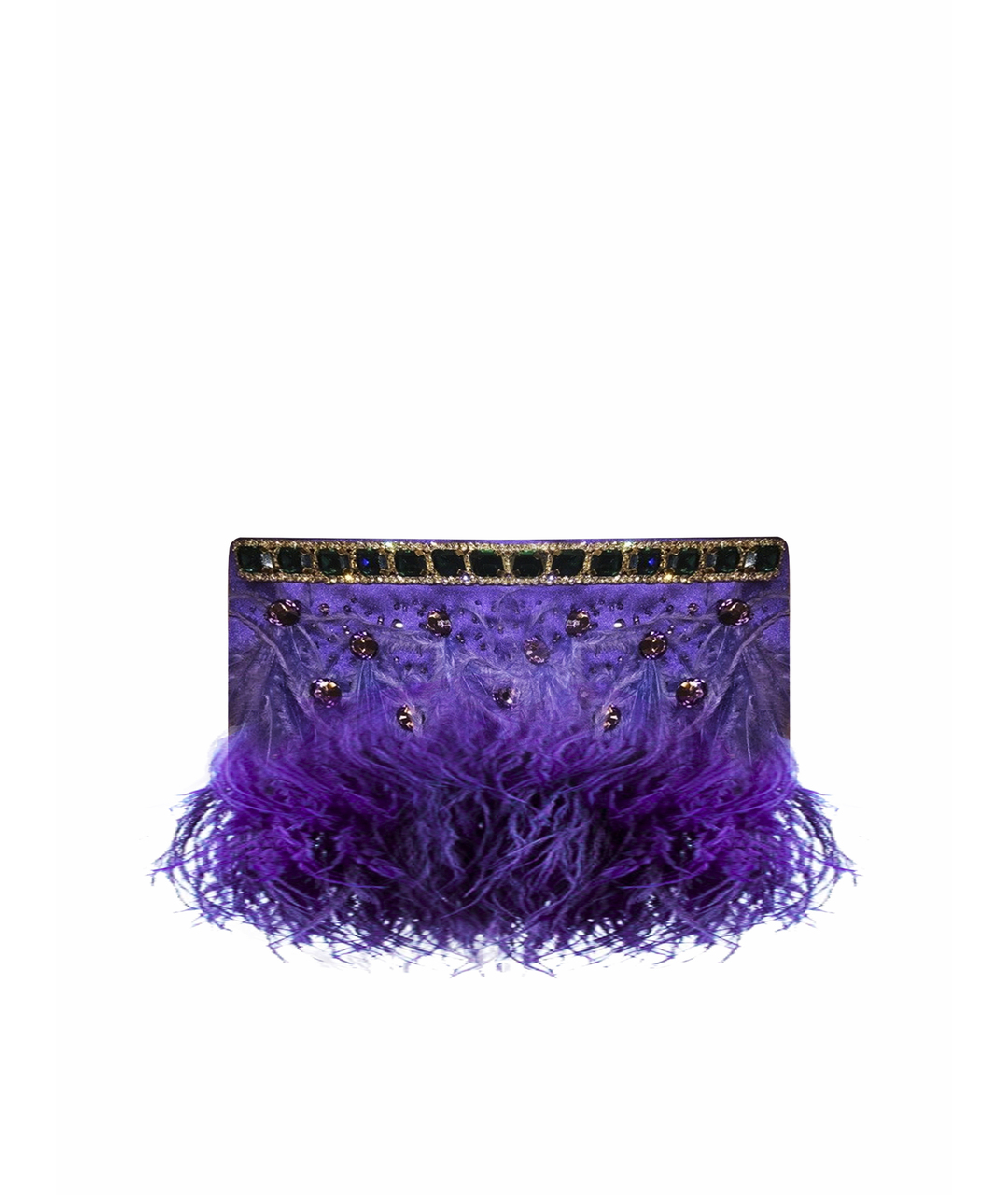 VALENTINO Фиолетовая шелковая сумка тоут, фото 1