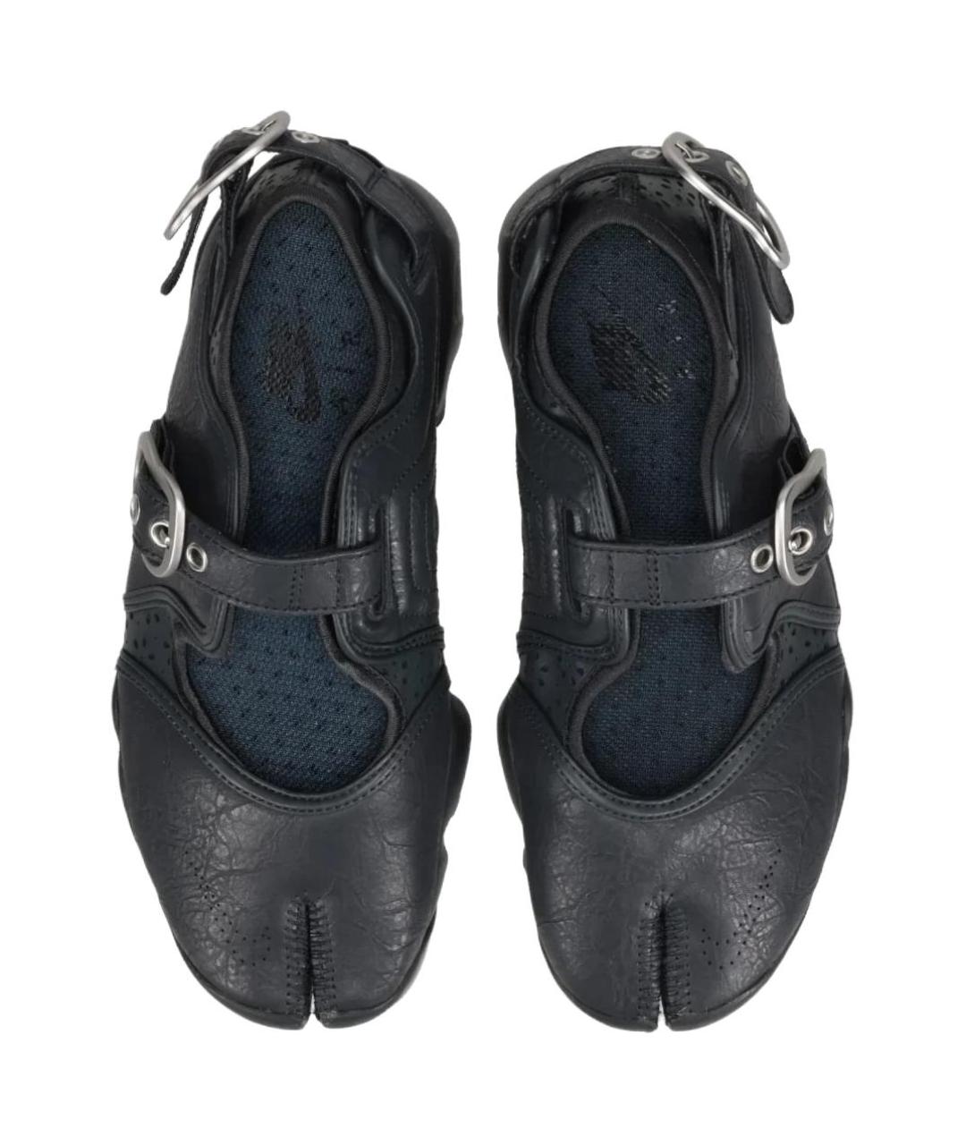 NIKE Черные кожаные кроссовки, фото 3