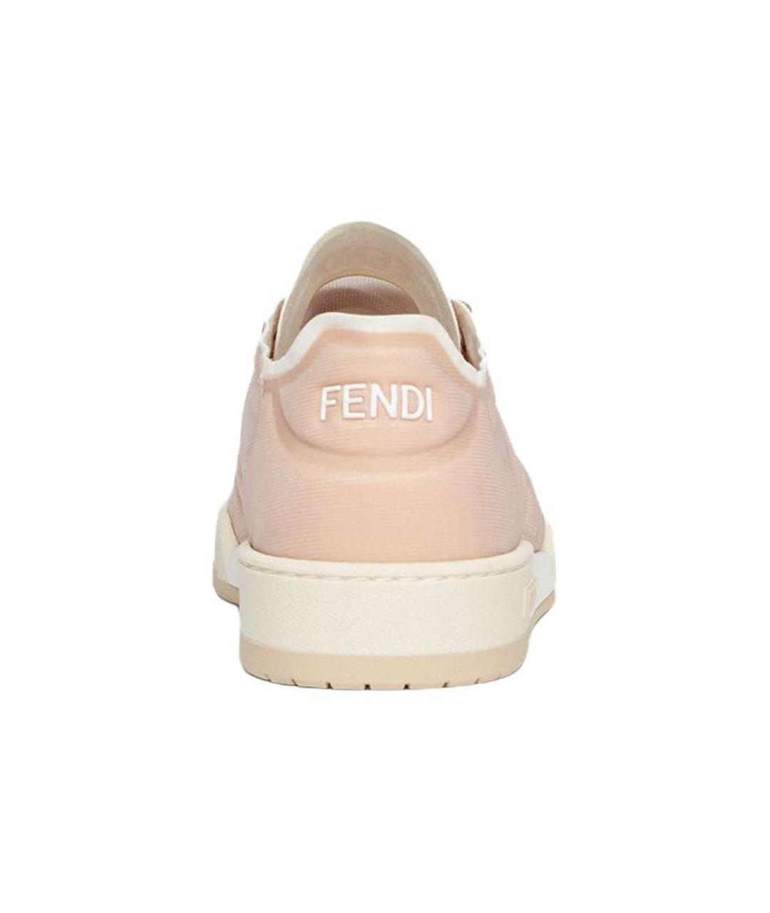 FENDI Розовые кроссовки, фото 5