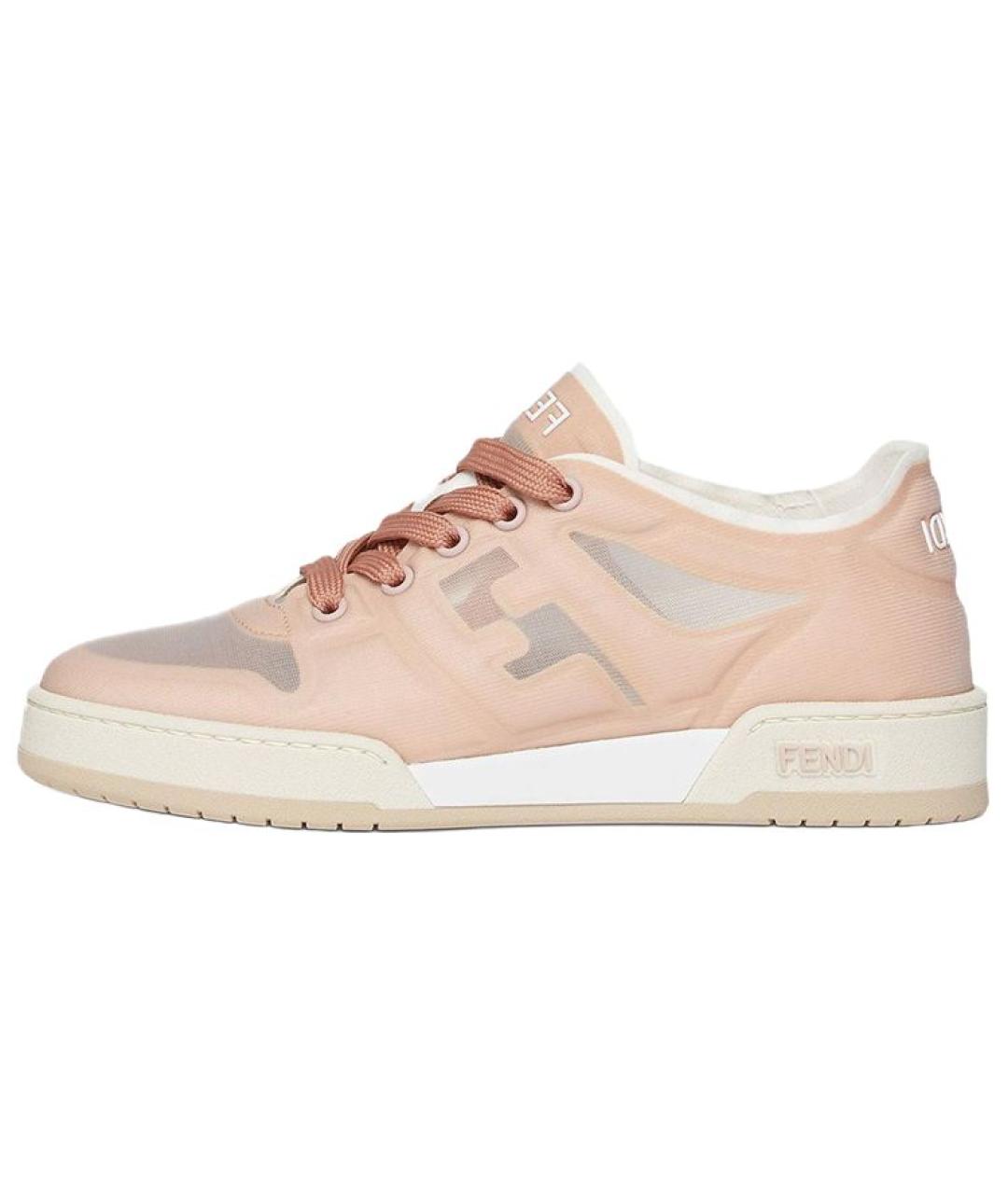 FENDI Розовые кроссовки, фото 2