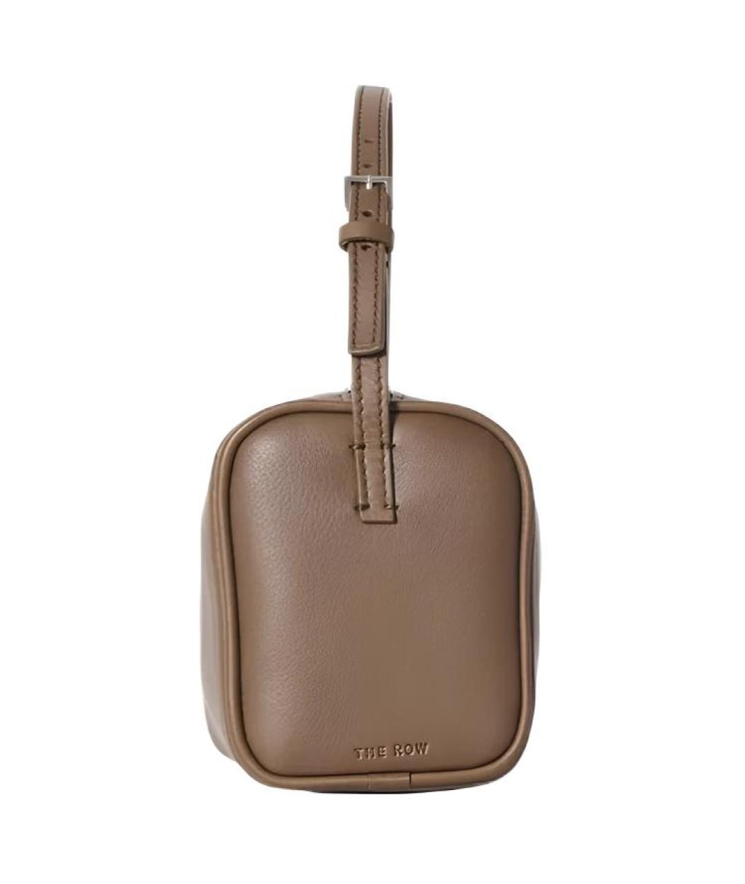 THE ROW Коричневая кожаная сумка через плечо, фото 3