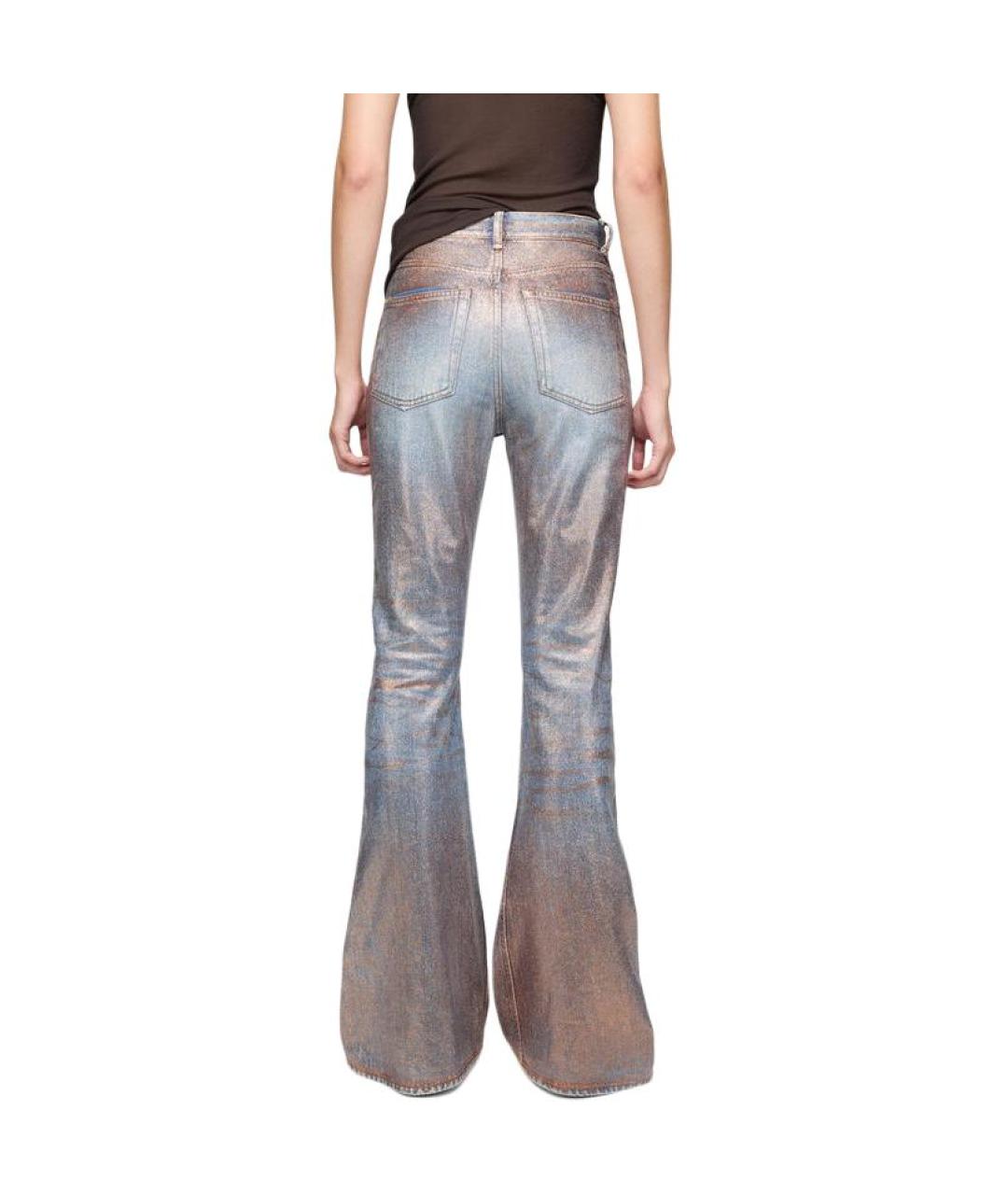 ACNE STUDIOS Голубые прямые джинсы, фото 4