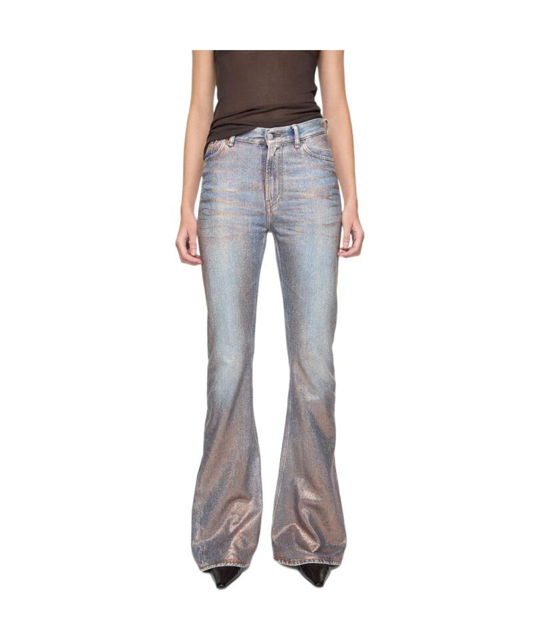 ACNE STUDIOS Голубые прямые джинсы, фото 3