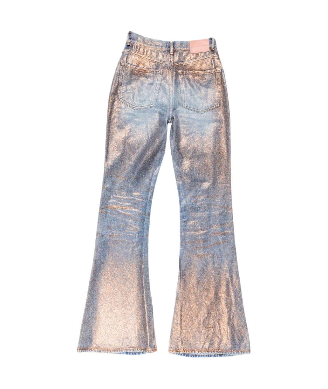 ACNE STUDIOS Голубые прямые джинсы, фото 2