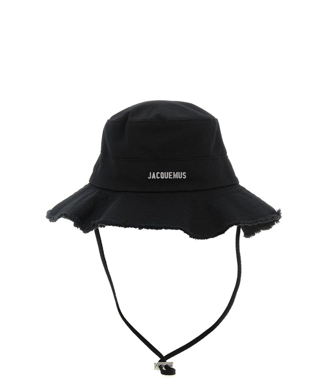 JACQUEMUS Черная хлопковая панама, фото 1