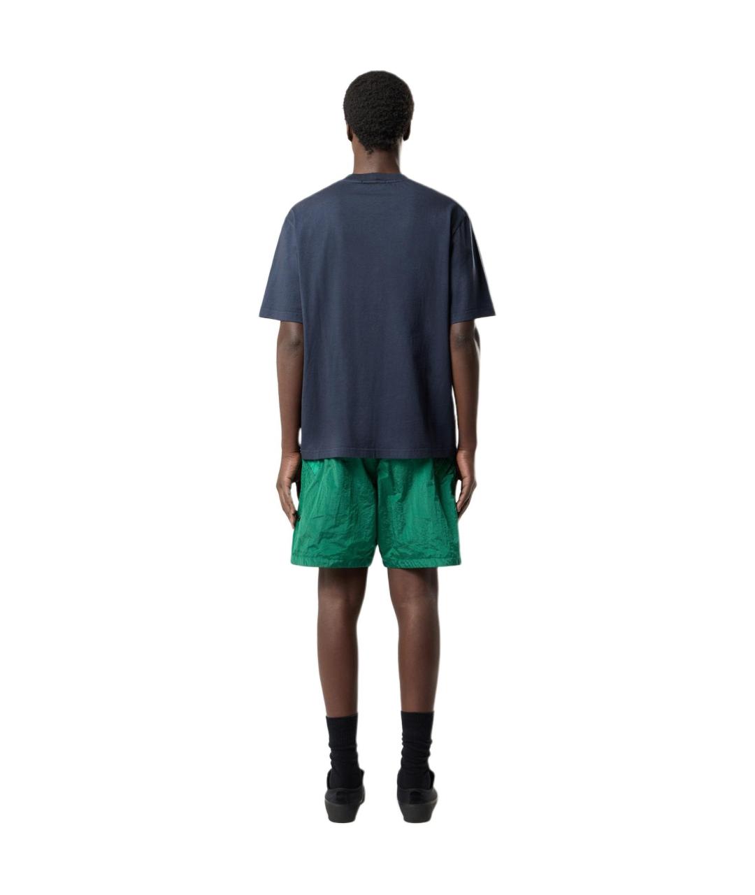 STONE ISLAND Темно-синяя футболка, фото 4