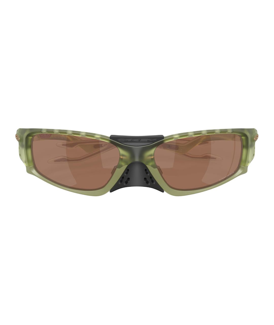 OAKLEY Коричневые пластиковые солнцезащитные очки, фото 5