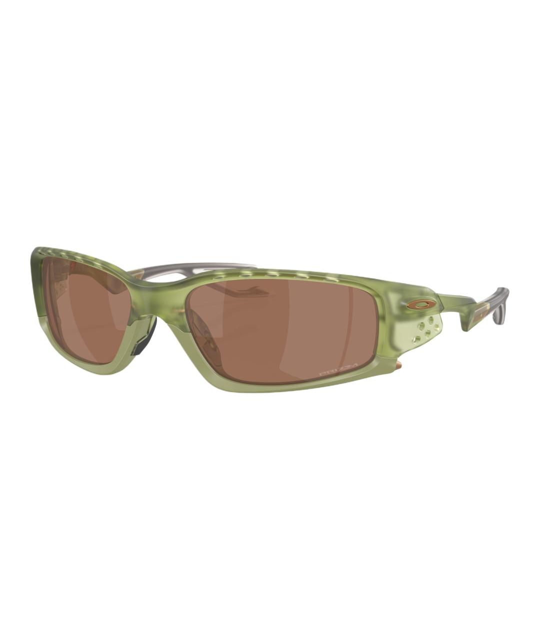 OAKLEY Коричневые пластиковые солнцезащитные очки, фото 1