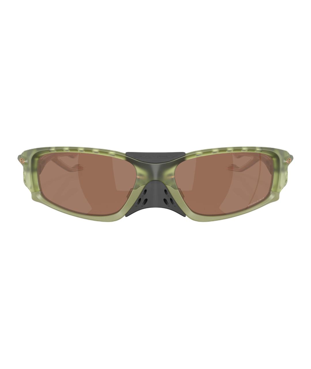 OAKLEY Коричневые пластиковые солнцезащитные очки, фото 2
