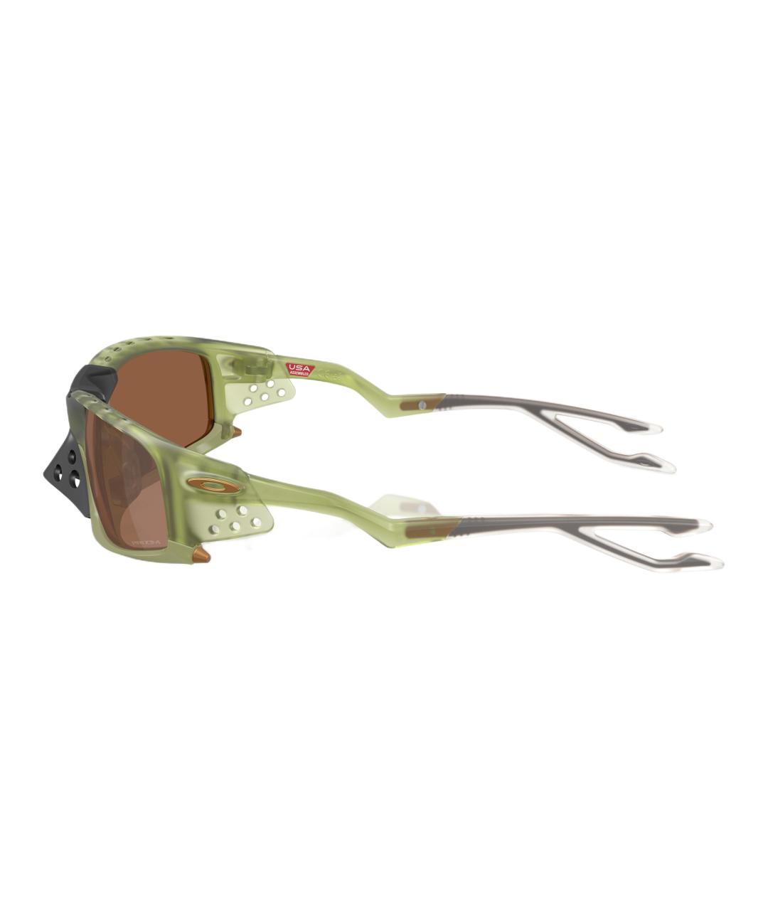 OAKLEY Коричневые пластиковые солнцезащитные очки, фото 3