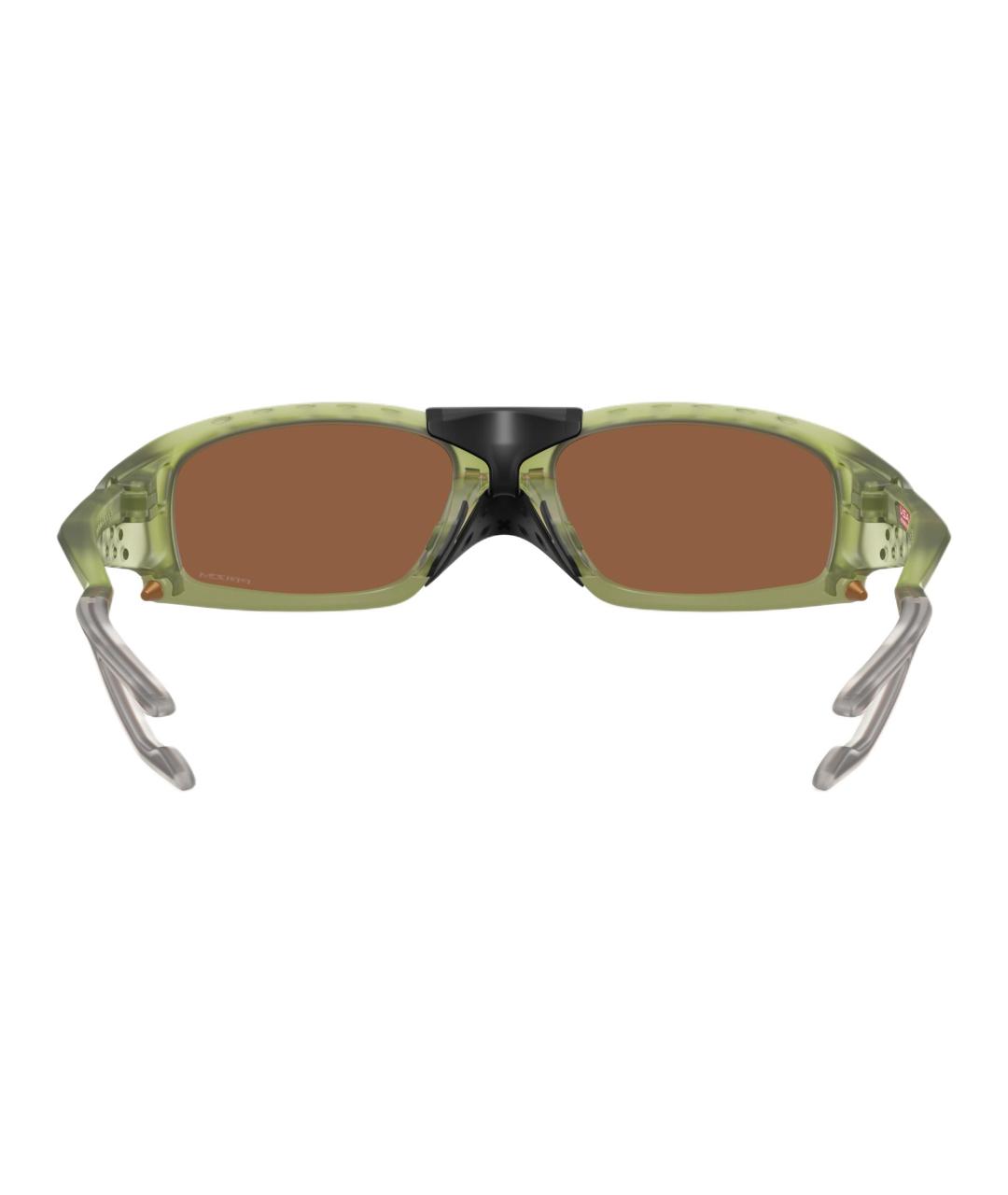 OAKLEY Коричневые пластиковые солнцезащитные очки, фото 4