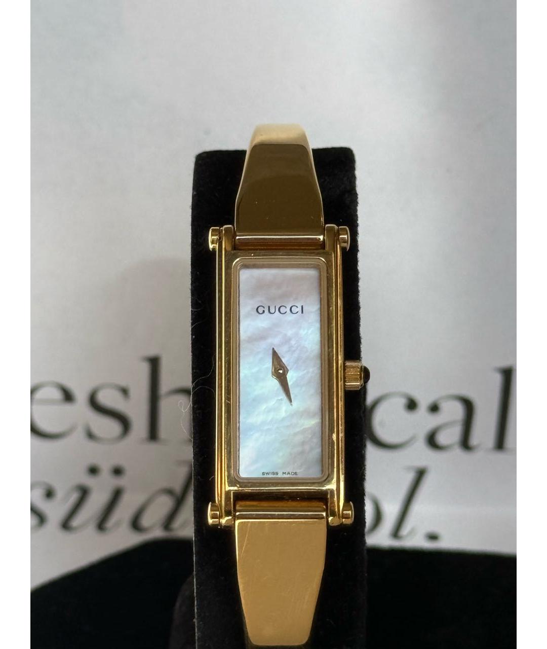 GUCCI Золотые позолоченные часы, фото 9