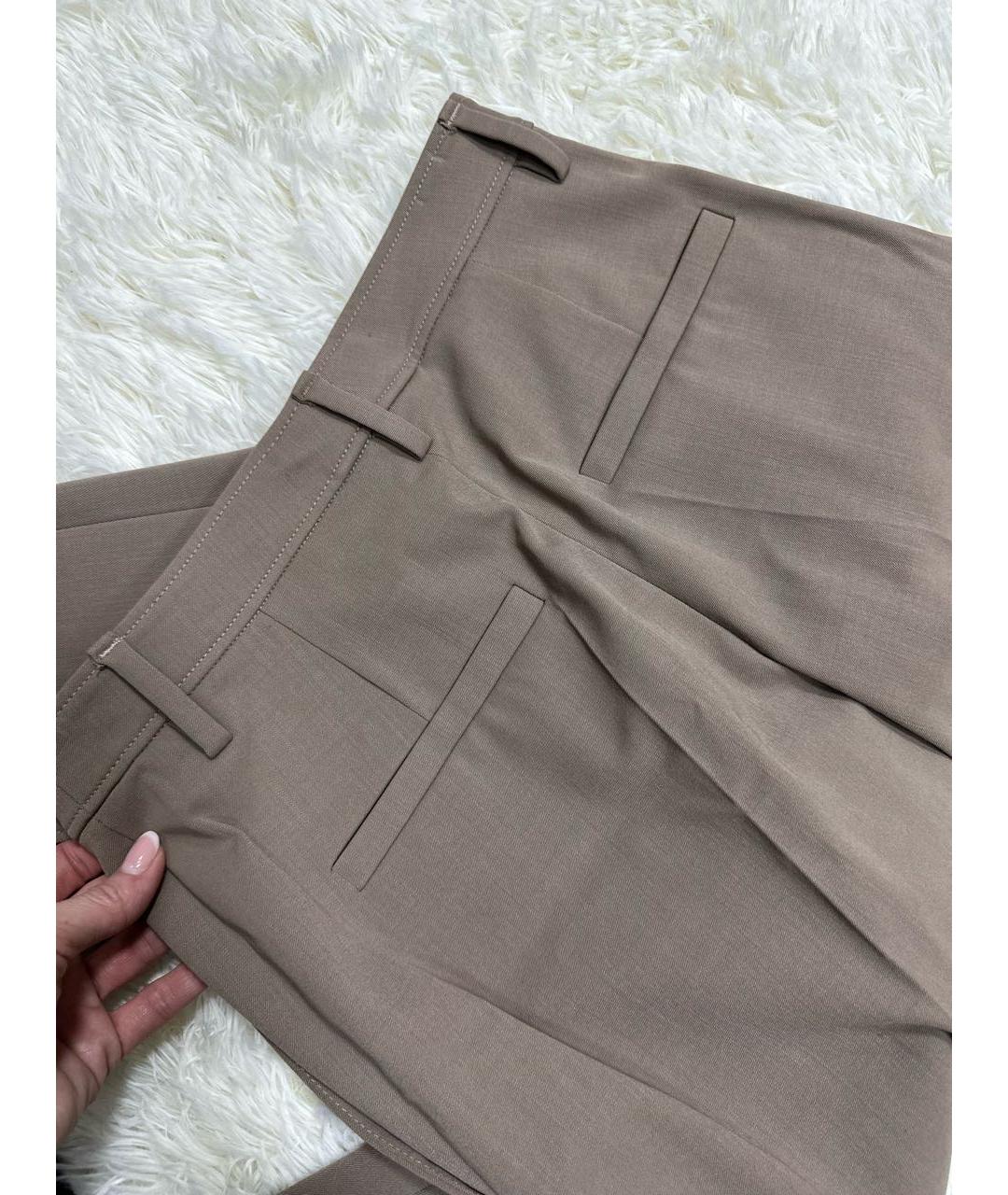 BRUNELLO CUCINELLI Коричневые брюки узкие, фото 7